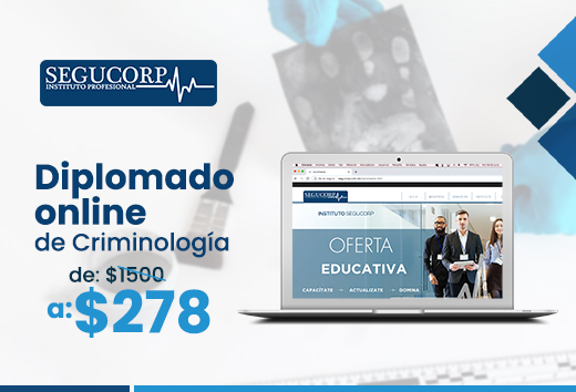 Diplomado online de criminologÃ­a $278