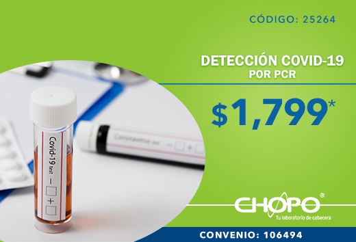 DetecciÃ³n de Covid-19 por PCR de $1,999 A $1,799