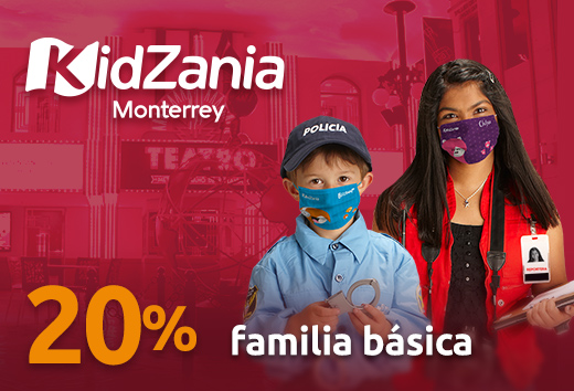20% entradas para 2 niÃ±os + 2 adultos Monterrey 