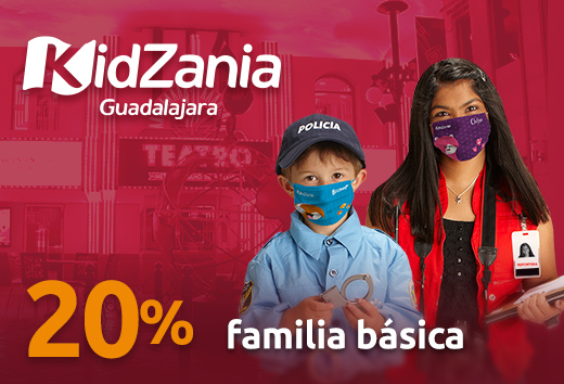 20% entradas para 2 niÃ±os + 2 adultos Guadalajara 