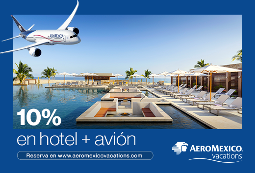 10% OFF en el total de tu paquete hotel + aviÃ³n