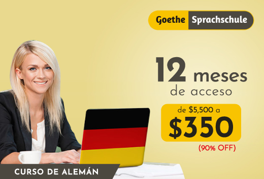 90% de descuento en curso de alemÃ¡n