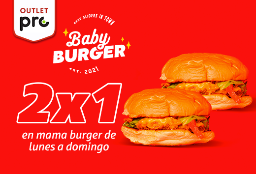 2x1 en Mama Burger