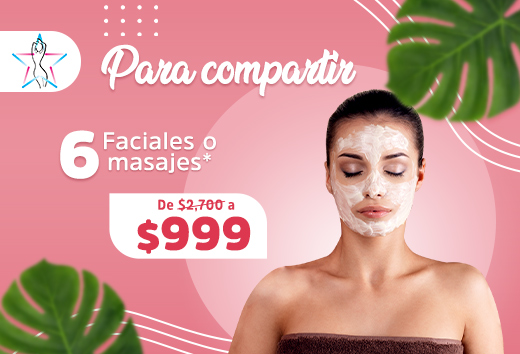 Masajes o faciales para compartir