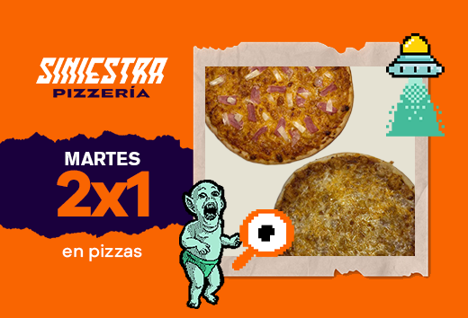 2x1 en pizzas