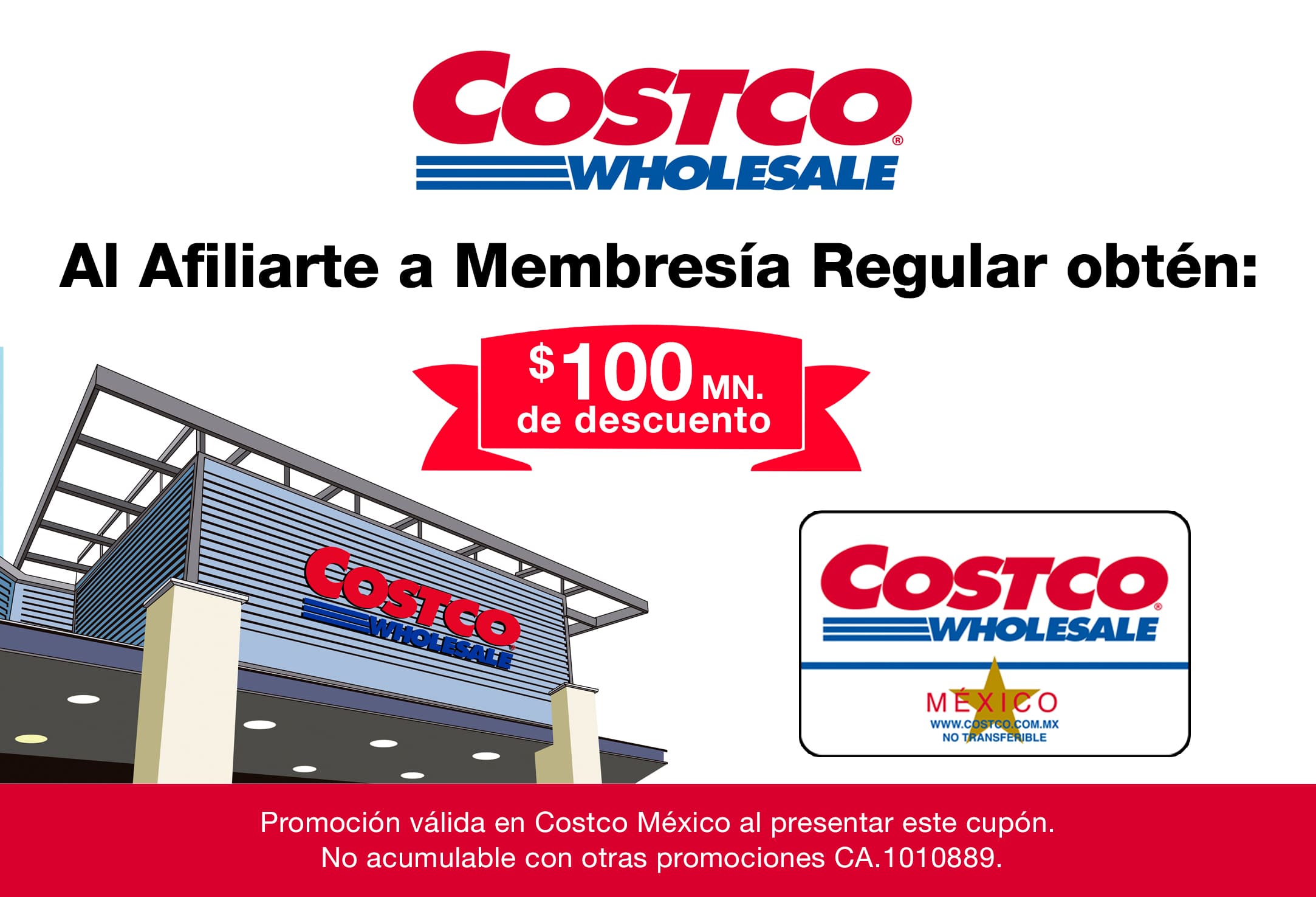 $100 OFF en tu membresÃ­a Regular