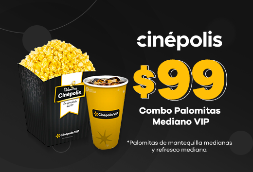 Combo palomitas por $99