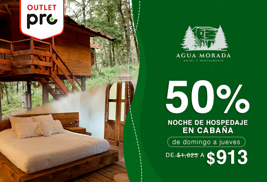50% en hospedaje domingo a jueves