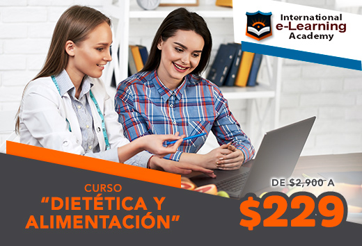 Curso de 'DIETETICA Y ALIMENTACION' por $229