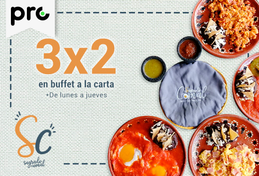 3x2 en buffet