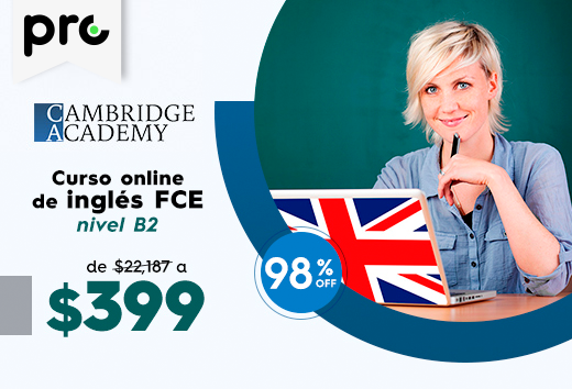 98% OFF Curso online de preparaciÃ³nÂ FCE nivel B2Â 