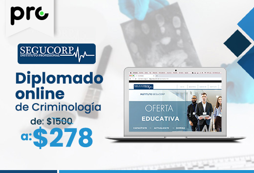 Diplomado online de criminologÃ­a $278
