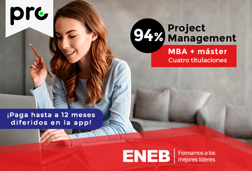 MBA + mÃ¡ster en Project Management 94% OFF