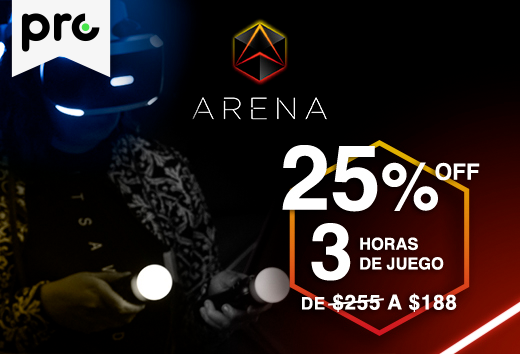 25% off en 3 horas de juego de $244 a $188