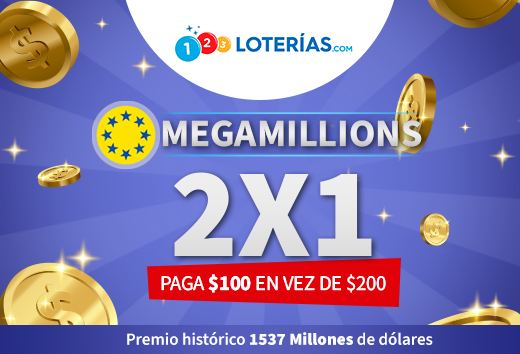 2x1 en Mega Millions