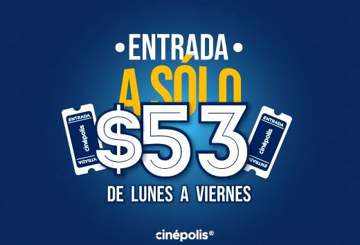 Lunes a viernes a solo $53.