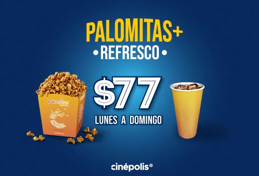 Combo Palomitas por solo $77