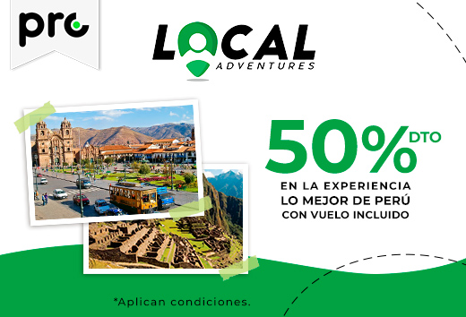 50% OFF en experiencia Lo Mejor de PerÃº con vuelo