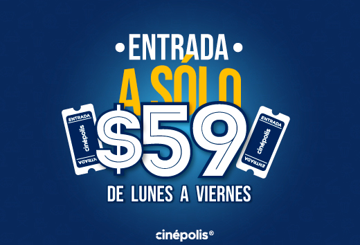 Lunes a viernes por $59.