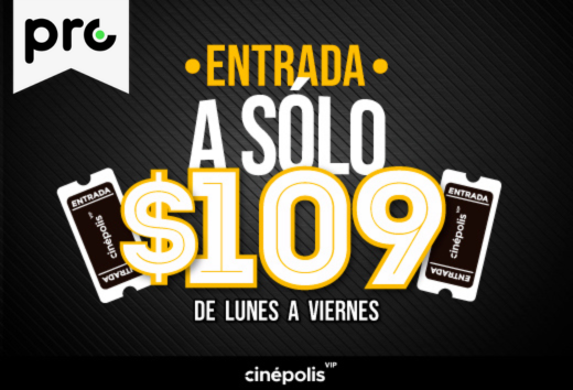 Lunes a viernes a solo $109.