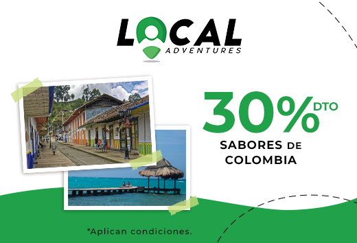 30% OFF Sabores de Colombia