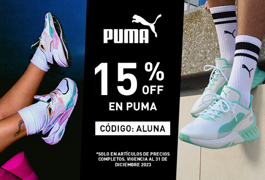 15% OFF en Puma