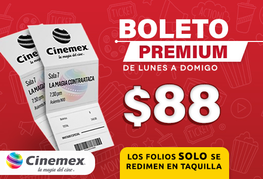 Boleto PREMIUM por $88.