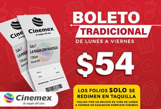 Lunes a viernes tradicional por $54