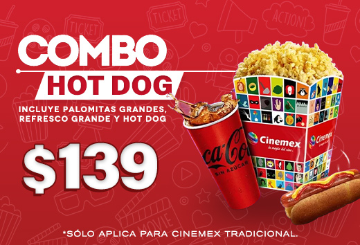 Combo Hot Dog por $139