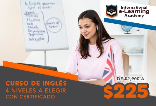 Curso de inglÃ©s 4 niveles a elegir por $225