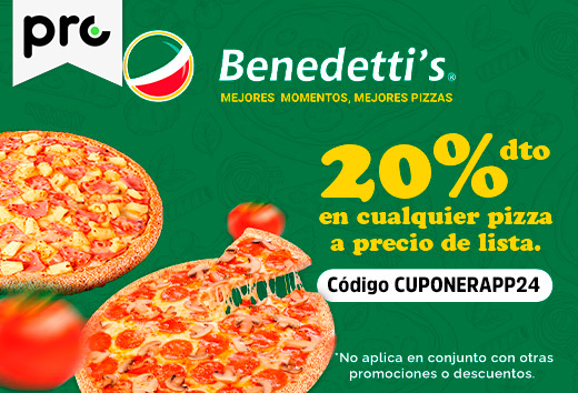 20% de descuento en cualquier pizza