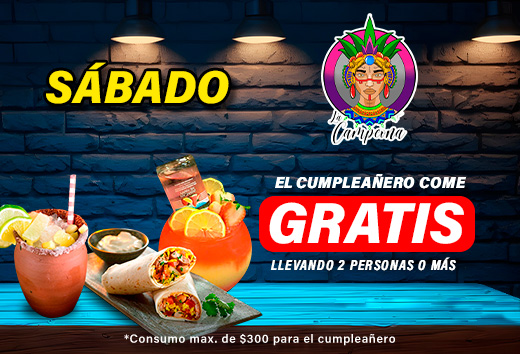 CumpleaÃ±ero cumple gratis