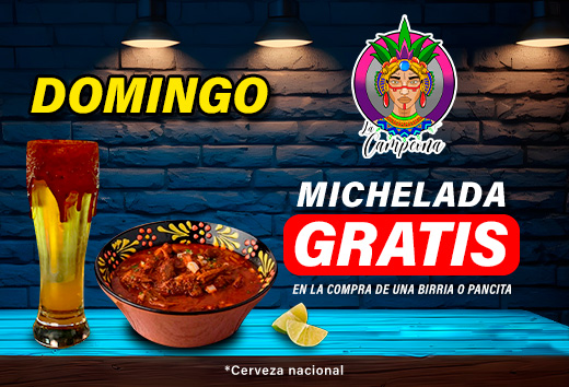 Michelada gratis