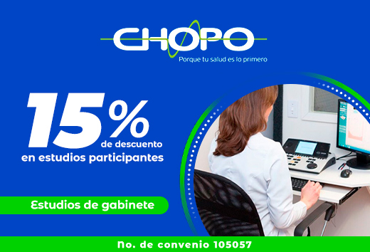 15% de descuento en estudios de gabinete