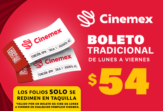 Lunes a viernes tradicional por $54