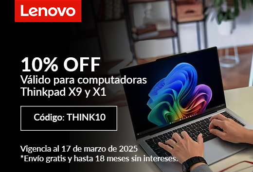 10% de dto. en computadoras Thinkpad X9 y X1