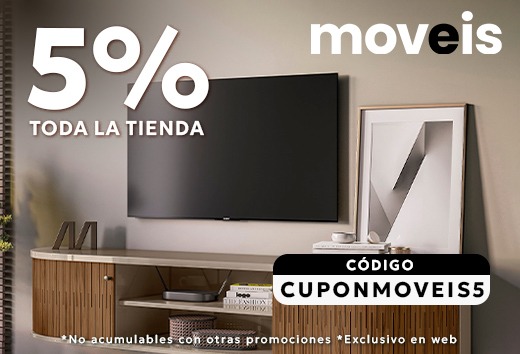 5% OFF en toda la tienda