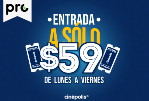 Lunes a viernes por $59.