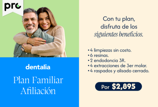 Plan familiar afiliaciÃ³n $2,895