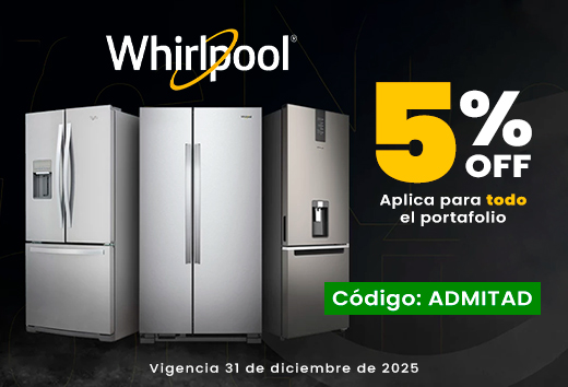 5% de descuento en Whirlpool