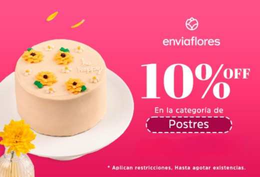 Postres con 10% OFF