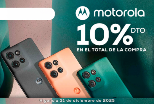 10% de descuento en Motorola