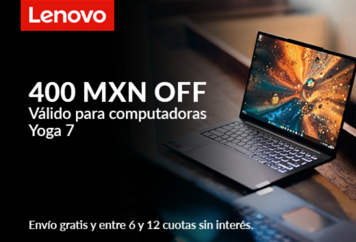 $400 de dto. en computadoras Yoga 7