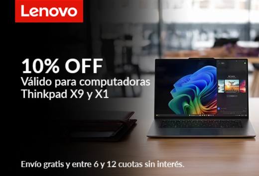 10% OFF en computadoras Thinkpad X9 y X1