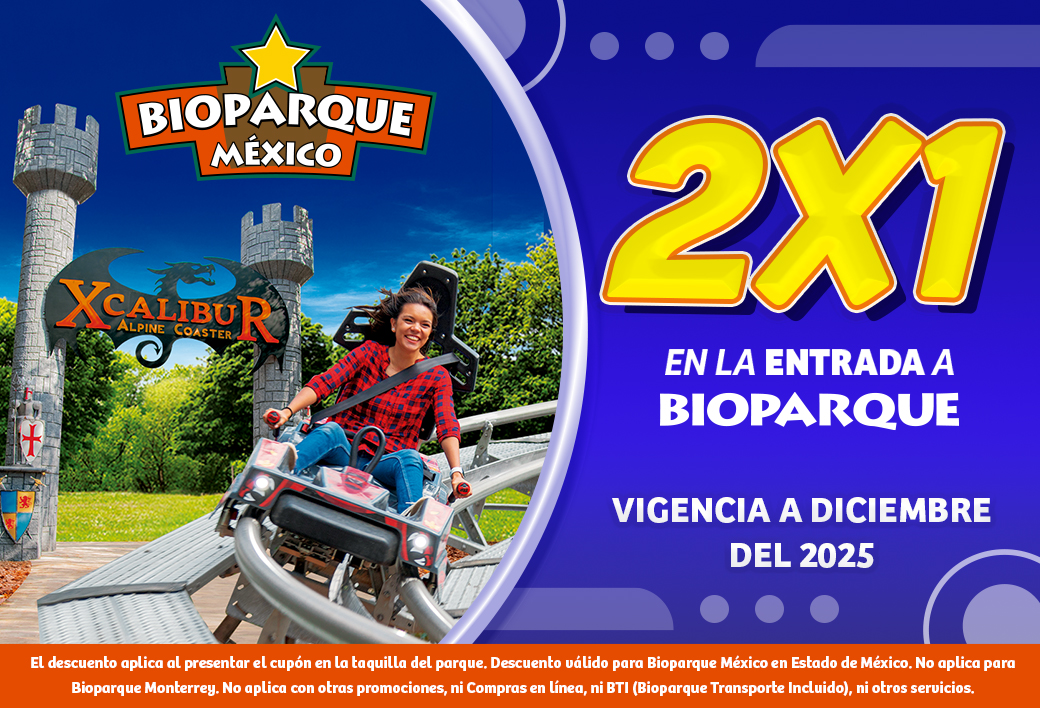 2x1 en entradas Bioparque