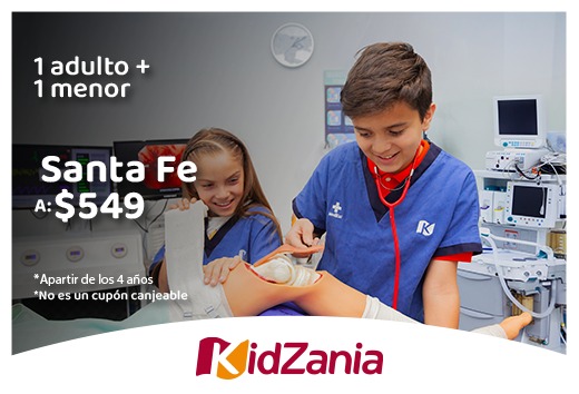 Santa Fe entrada 1 adulto + 1 niÃ±o $549