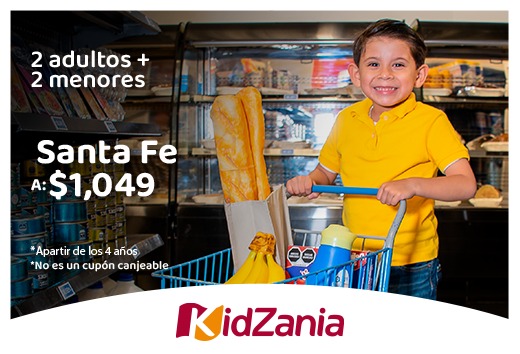 $1,049 Familia bÃ¡sica Santa Fe 2 adultos + 2 niÃ±os