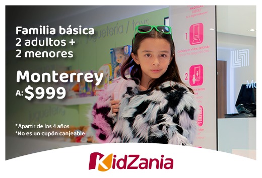 $999 Familia bÃ¡sica Monterrey 2 adultos + 2 niÃ±os