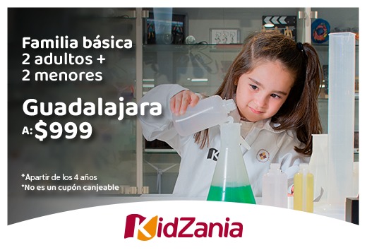 $999 Familia bÃ¡sica Guadalajara 2 adultos + 2 niÃ±os