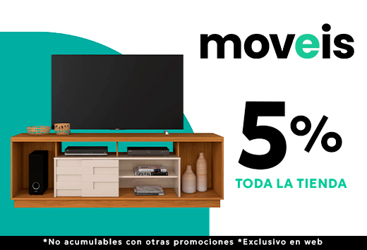 5% OFF en toda la tienda